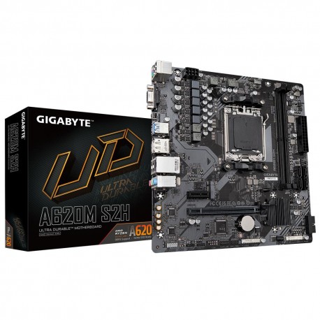 Mainboard|GIGABYTE|AMD A620|Socket AM5|micro ATX|RAM DDR5-SDRAM|2xSlots|1xPCI Express x1 slots|1xPCI Express x16 slots|1xNumber 