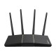Wireless AX3000 Dual Band WiFi 6 | RT-AX57 | 802.11ax | 2402+574 Mbit/s | 10/100/1000 Mbit/s | Ethernet LAN (RJ-45) ports 4 | Me
