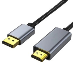 Kabelis DisplayPort - HDMI, 8K, 60Hz, 1m