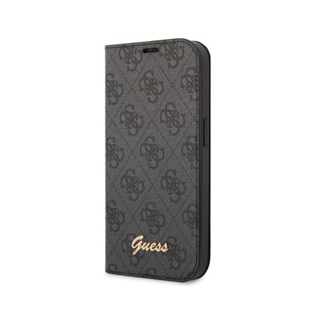 GUESS | Book Case | Apple | iPhone 14 Pro Max | Rubber/Silicone | Black