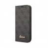 GUESS | Book Case | Apple | iPhone 14 Pro Max | Rubber/Silicone | Black