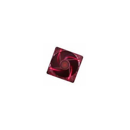 CASE FAN 120MM TRANSP 3PIN+4P/RED 12V XF046 XILENCE