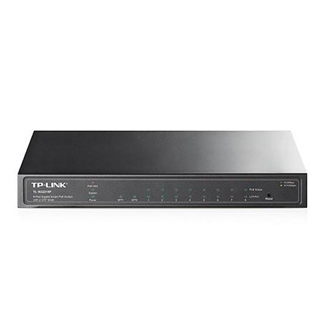 Switch|TP-LINK|Omada|TL-SG2210P|Type L2|Desktop/pedestal|8x10Base-T / 100Base-TX / 1000Base-T|2xSFP|PoE ports 8|TL-SG2210