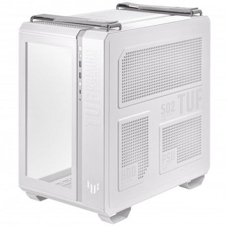 Case|ASUS|TUF Gaming GT502|MidiTower|Case product features Transparent panel|Not included|ATX|MicroATX|MiniITX|Colour White|GAMG