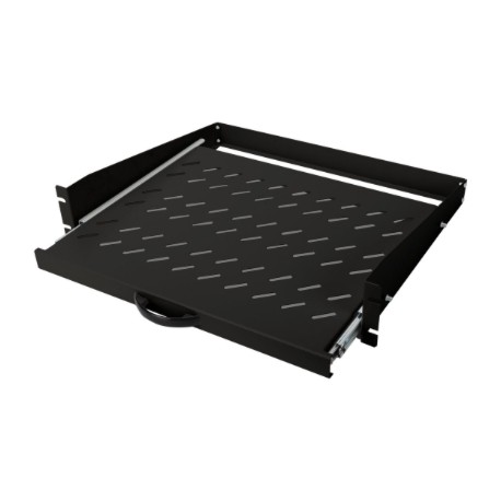 DIGITUS 2U extendib. shelf for cabinets from 450 mm depth