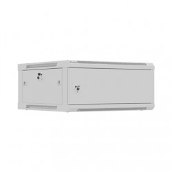 Lanberg Wall mounted installation cabinet 19" 4U 600X600 | WF01-6604-00S | Grey