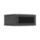 Lanberg Wall mounted installation cabinet 19" 4U 600X600 | WF01-6604-23B | Black