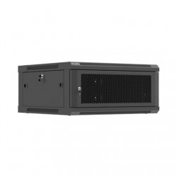 Lanberg Wall mounted installation cabinet 19" 4U 600X600 | WF01-6604-23B | Black