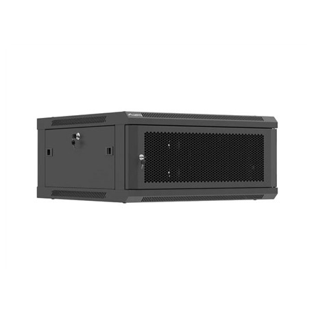 Lanberg Wall mounted installation cabinet 19" 4U 600X600 | WF01-6604-23B | Black