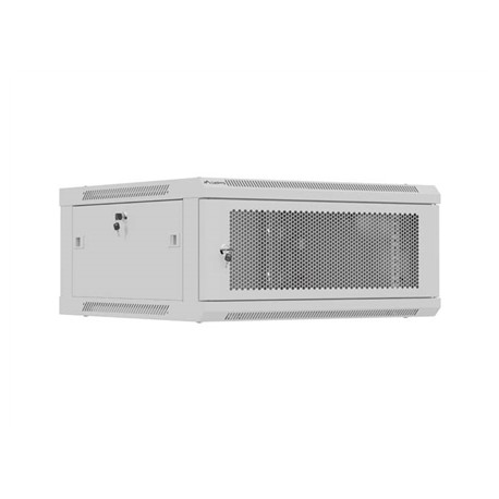 Lanberg Wall mounted installation cabinet 19" 4U 600X600 | WF01-6604-23S | Grey