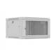 Lanberg Wall mounted installation cabinet 19" 9U 600X600 | WF01-6606-23S | Grey