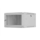 Lanberg Wall mounted installation cabinet 19" 9U 600X600 | WF01-6606-23S | Grey