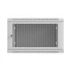Lanberg Wall mounted installation cabinet 19" 9U 600X600 | WF01-6606-23S | Grey