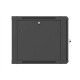 Lanberg Wall mounted installation cabinet 19" 9U 600X600 | WF01-6609-23B | Black