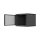 Lanberg Wall mounted installation cabinet 19" 9U 600X600 | WF01-6609-23B | Black