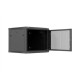 Lanberg Wall mounted installation cabinet 19" 9U 600X600 | WF01-6609-23B | Black