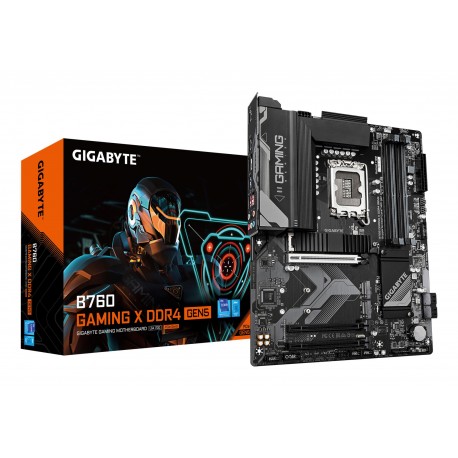 Mainboard|GIGABYTE|Intel B760|LGA 1700|ATX|RAM DDR4-SDRAM|4xSlots|3xNumber of M.2 (M) slots|B760GAMINGXD4GEN5
