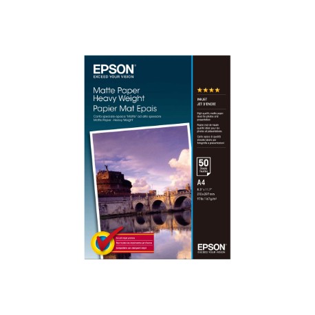 Matte Paper Heavy Weight, DIN A4, 167g/mÂ², 50 Sheets