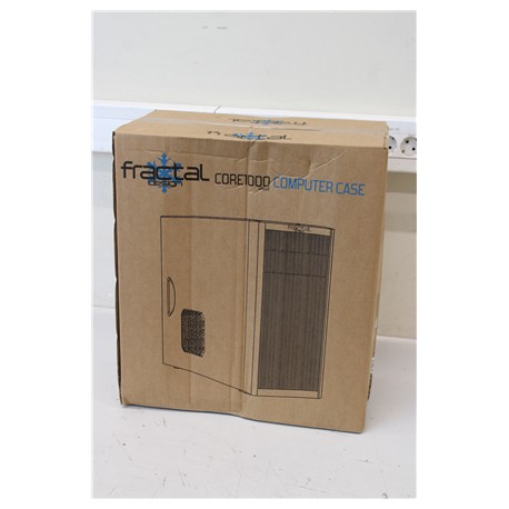 SALE OUT. Fractal Design | Core 1000 USB 3.0 | Black | Micro ATX | DAMAGED PACKAGING, BENT ON THE SIDE | Power supply included N