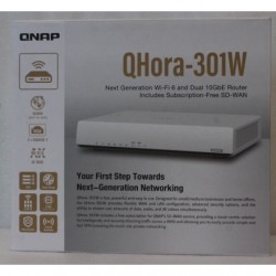 SALE OUT. QNAP Dual bandRouter | QHora-301W | 802.11ax | Ethernet LAN (RJ-45) ports 6 | Mesh Support Yes | MU-MiMO Yes | No mobi