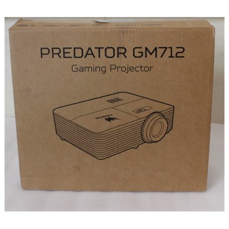 SALE OUT. Acer PREDATOR GM712 | 4K UHD (3840 x 2160) | 3600 ANSI lumens | Black | USED