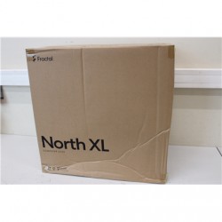 SALE OUT. Fractal Design North XL | Chalk White TG Clear | Mid-Tower | DAMAGED PACKAGING | Power supply included No