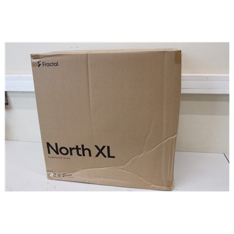 SALE OUT. Fractal Design North XL | Chalk White TG Clear | Mid-Tower | DAMAGED PACKAGING | Power supply included No