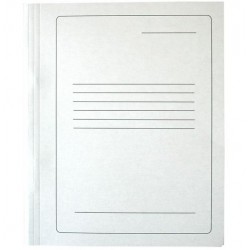 Segtuvas, baltas kartonas, su įsegėle 300 g/m2, A4 formato su spauda