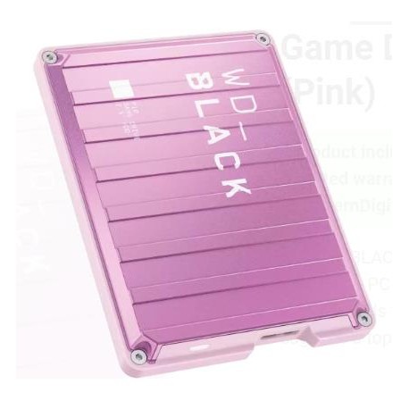 External HDD|WESTERN DIGITAL|P10 Game Drive|WDBA2W0020BPK-WESN|2TB|USB 3.2|Colour Pink|WDBA2W0020BPK-WES1