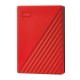 External HDD|WESTERN DIGITAL|My Passport|6TB|USB 2.0|USB 3.2|Colour Red|WDBR9S0060BRD-WESN