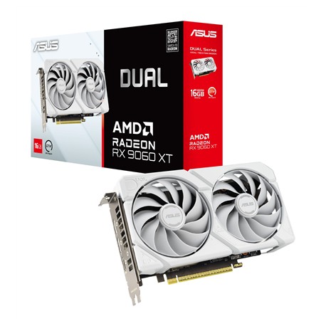 Asus Dual Radeon RX 9060 XT 16GB GDDR6 | AMD | 16 GB | Radeon RX 9060 XT | GDDR6 | HDMI ports quantity 1 | PCI Express 5.0