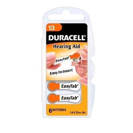 Duracell A13/DA13/ZL13 | Zinc air cells | 6 pc(s)