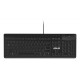 KEYBOARD KU100 BLACK/EST 90XB05E0-BKB050 ASUS