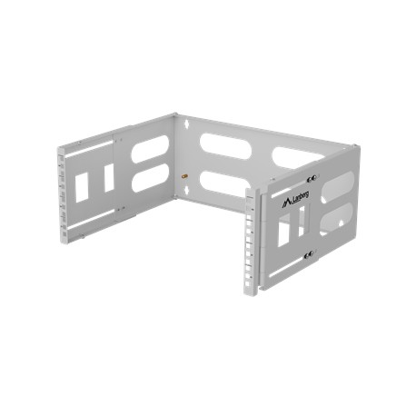 Lanberg Folding Bracket Wall-mount 19" 4U | FB01-5404-10S | Grey