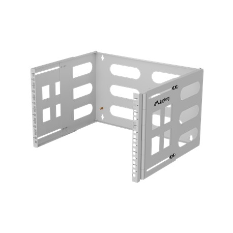 Lanberg Folding Bracket Wall-mount 19" 6U | FB01-5406-10S | Grey