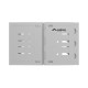 Lanberg Folding Bracket Wall-mount 19" 6U | FB01-5406-10S | Grey