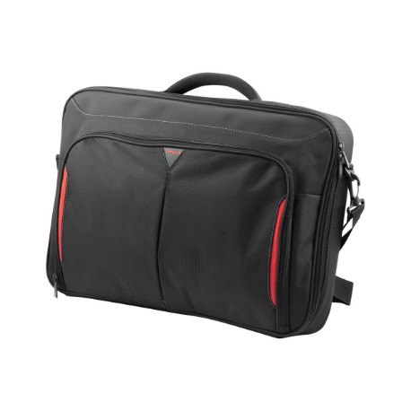 Targus | CN418EU | Clamshell Laptop Bag | Briefcase | Black/Red | 17-18 " | Shoulder strap