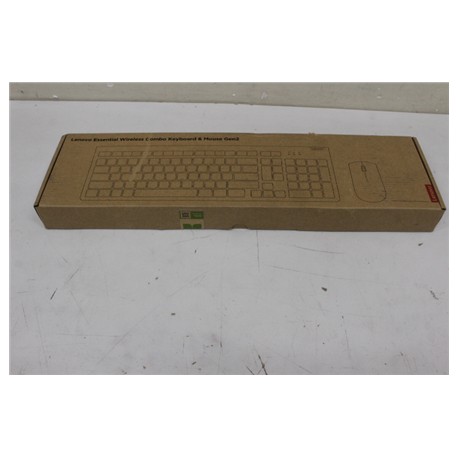 SALE OUT. Lenovo Essential Wireless Combo Keyboard & Mouse Gen2 Black-Lithuanian | Lenovo Essential Wireless Combo Keyboard & Mo