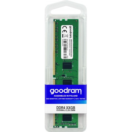 MEMORY DIMM 16GB PC25600 DDR4/GR3200D464L22/16G GOODRAM
