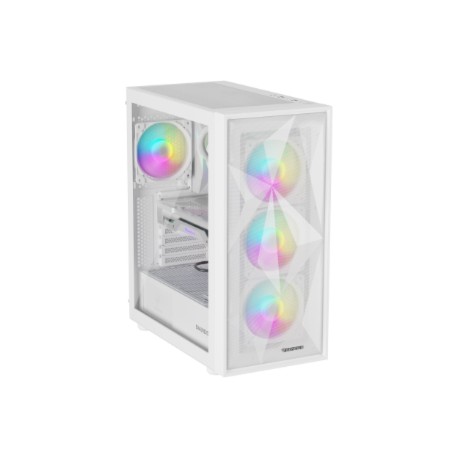 Genesis Gaming PC Case | Diaxid 605 ARGB | White | Midi Tower | Power supply included No