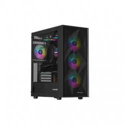 Genesis Gaming PC Case | Diaxid 605 ARGB | Black | Midi Tower | Power supply included No