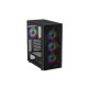 Genesis Gaming PC Case | Diaxid 605 ARGB | Black | Midi Tower | Power supply included No