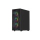 Genesis Gaming PC Case | Diaxid 605 ARGB | Black | Midi Tower | Power supply included No