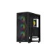 Genesis Gaming PC Case | Diaxid 605 ARGB | Black | Midi Tower | Power supply included No