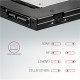 AXAGON Optical disk drive caddy for 2.5“ SSD/HDD. LED, 9.5 mm, Aluminum | RSS-CD09