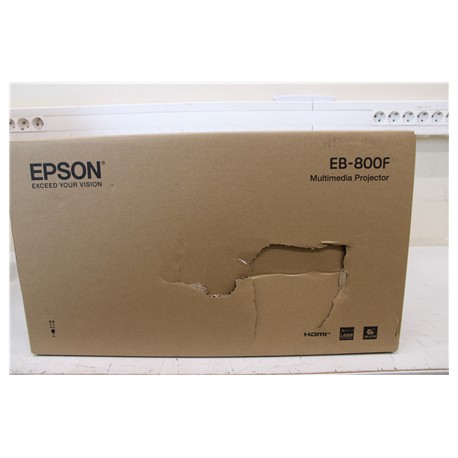 SALE OUT. Epson EB-800F 3LCD Projector /16:9/5000Lm/2500000:1, White DAMAGED PACKAGING | Epson | EB-800F | Full HD (1920x1080) |