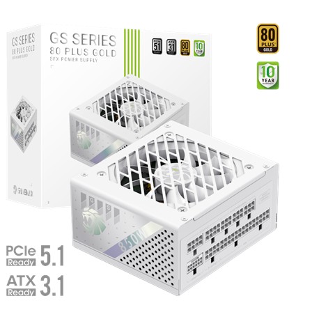 Gamemax PSU | GS 850G WH | 850 W | SFX | Full Modular | White