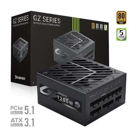 Gamemax PSU | GZ 1200G | 1200 W | Gold | Full Modular