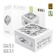 Gamemax PSU | GZ 750G WH | 750 W | Gold | Full Modular | White