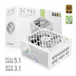Gamemax PSU | GX PRO 1050G WH | 1050 W | Gold | Full Modular | White